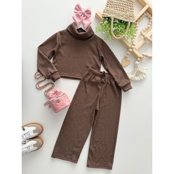 Conjunto Anita Marrom