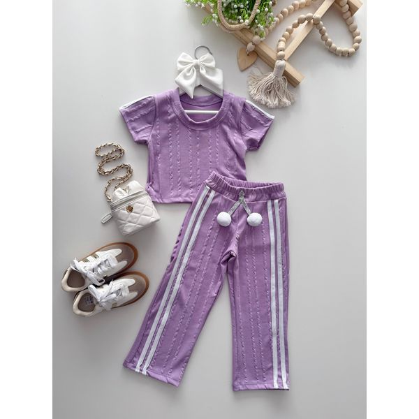 Conjunto Francine Lilás 
