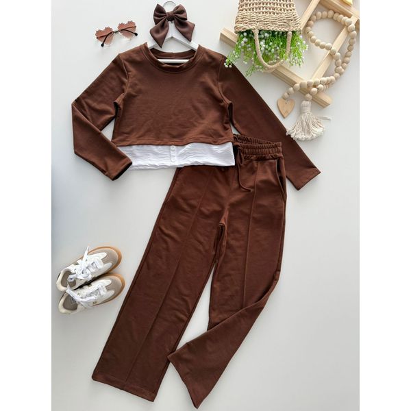 Conjunto Juvenil Marrom