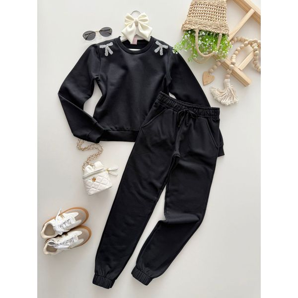 Conjunto Moletom Juvenil Laço 