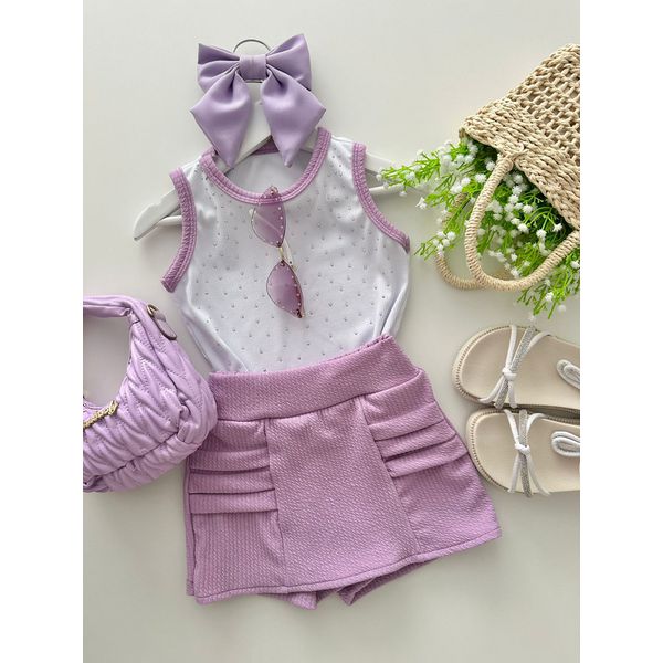 Conjunto Monique Lilás 