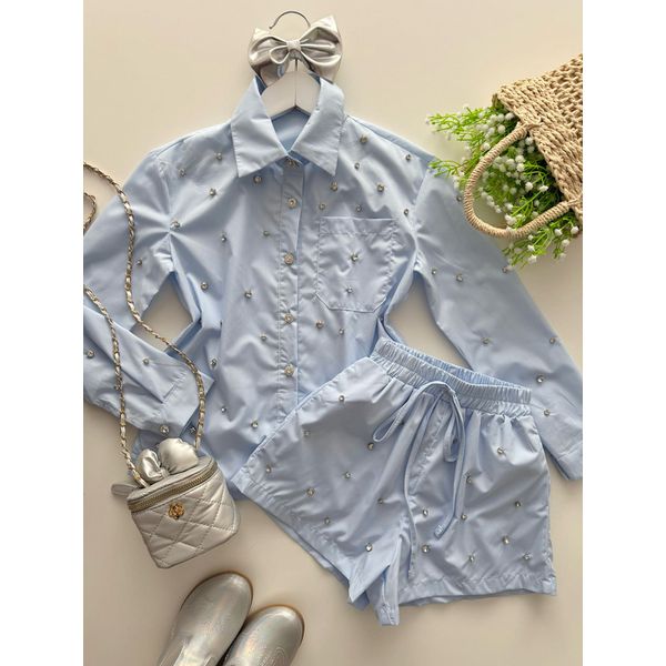 Conjunto Rebeka Azul 