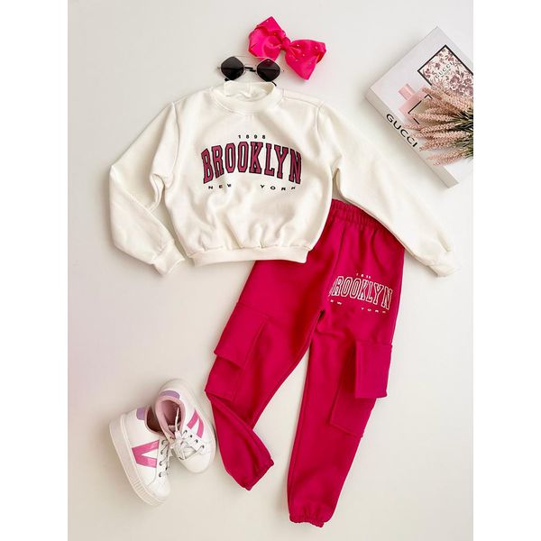 Conjunto Moletom Brooklyn Pink 