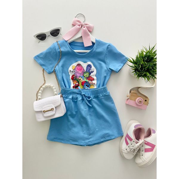 Conjunto Divertidamente Azul Bebe 