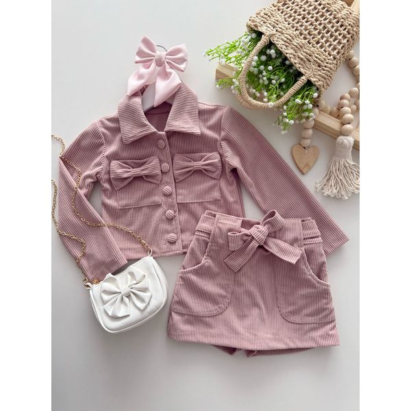 Conjunto Poliana Rose 