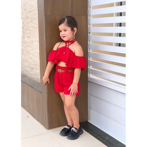 Conjunto Sophia Vermelho