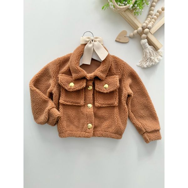 Jaqueta Teddy Caramelo 