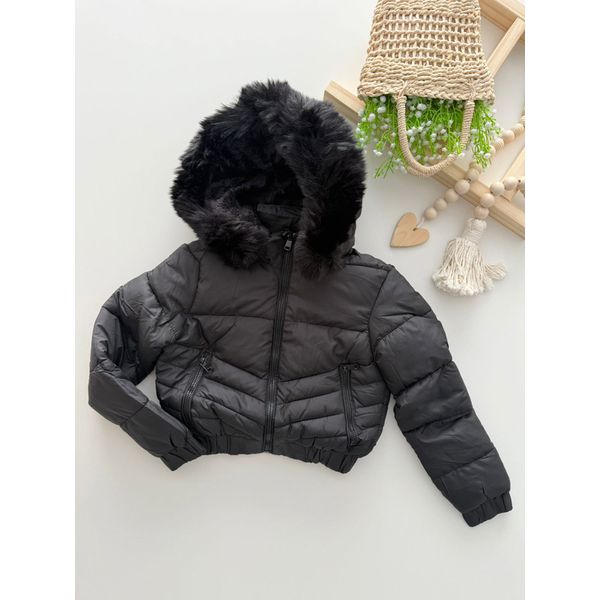 Jaqueta Puffer Elástico