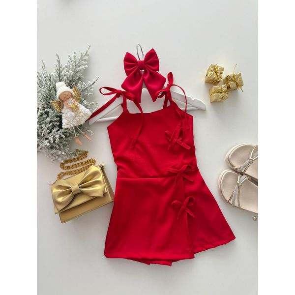 Macaquinho Stefane Vermelho