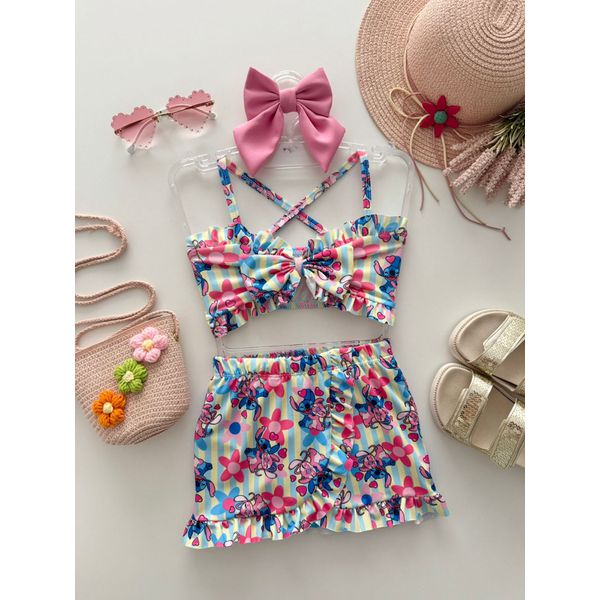 Biquíni Com Saída Stitch 