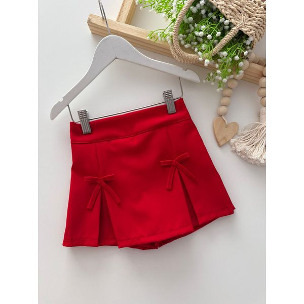 Short Saia Amora Vermelho