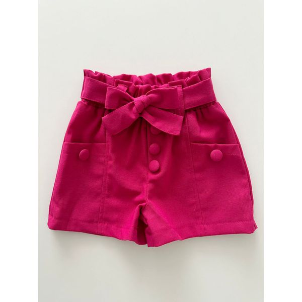 Short Linho Pink