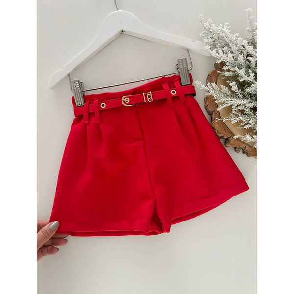 Short Natasha Vermelho