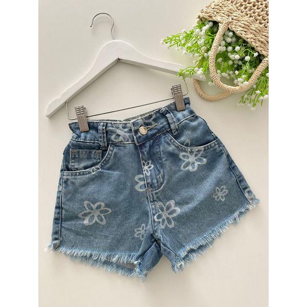 Short Jeans Flores 