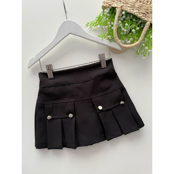 Short Saia Madu Preto 