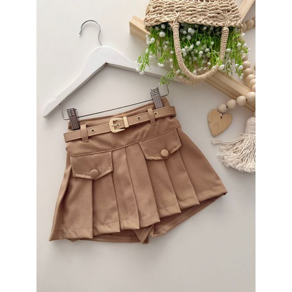 Short Saia Giovana Capuccino