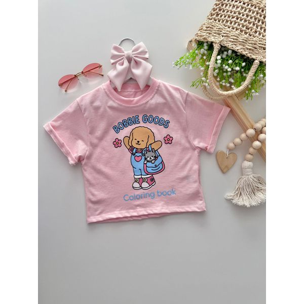 Tshirt Cropped Bobbie Goods Rosa