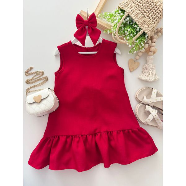 Vestido Aurora Vermelho