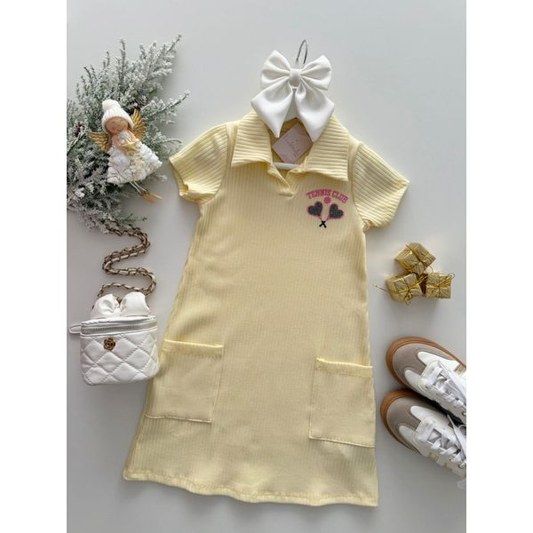 Vestido Tennis Clube Amarelo