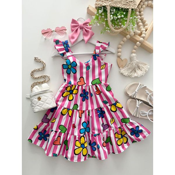 Vestido Marilia Rosa