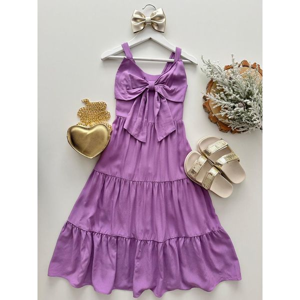 Vestido Agathá Lilás 
