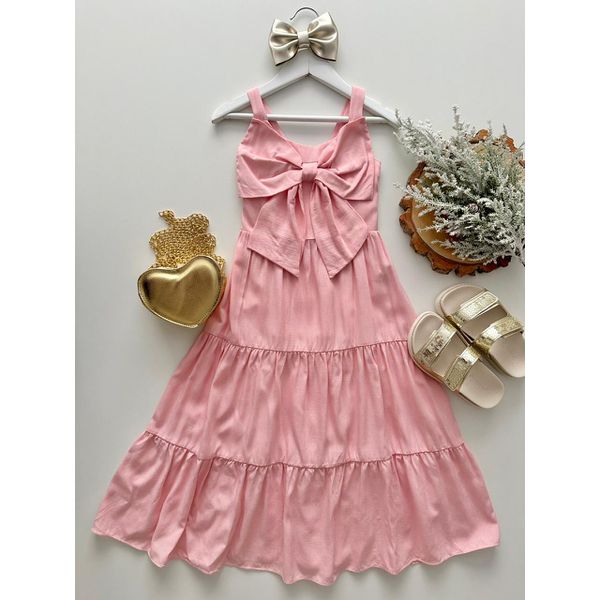 Vestido Agathá Rosa 