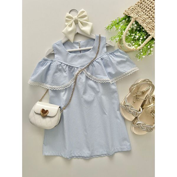 Vestido Mel Azul Bebe 