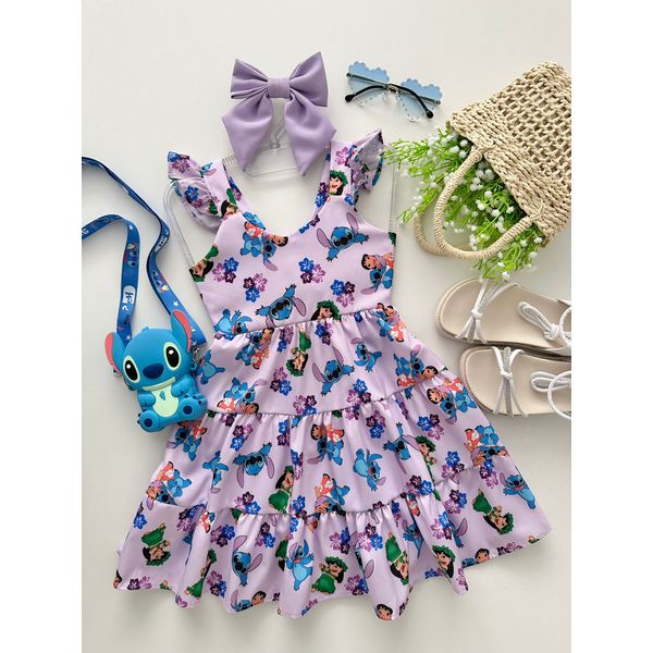 Vestido Marilia Lilo Stitch