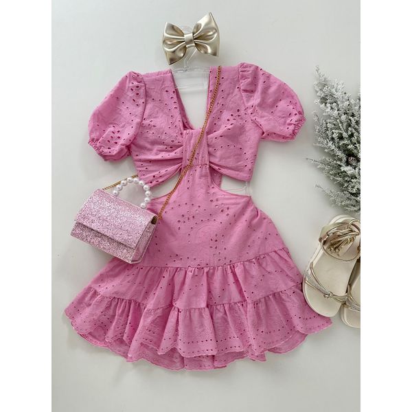 Vestido Nicole Lese Rosa 