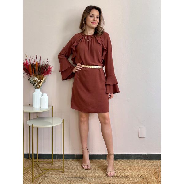 Vestido Roberta - Chocolate