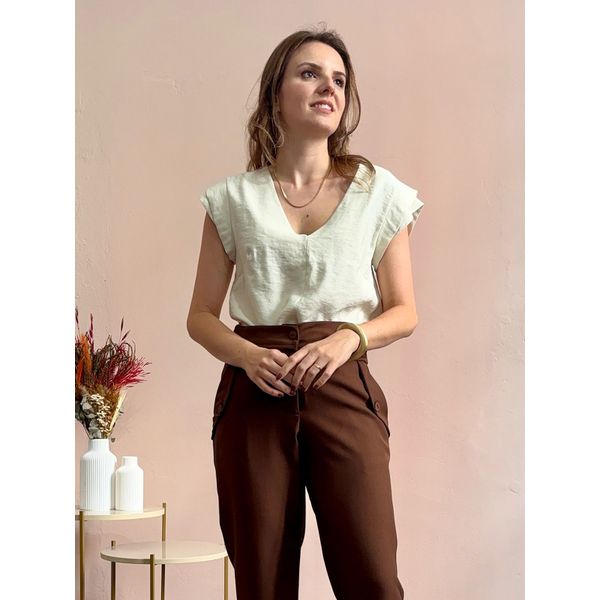 Blusa Luly - Areia