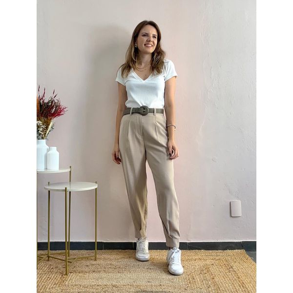 Calça Patricia Cenoura - Areia
