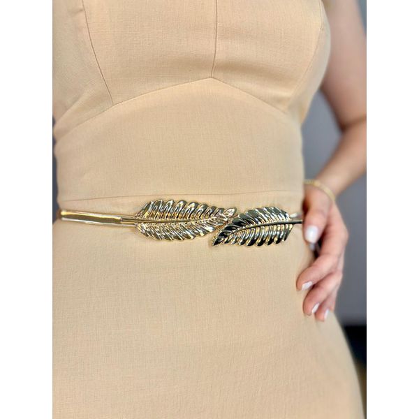 Cinto Folhas - Dourado