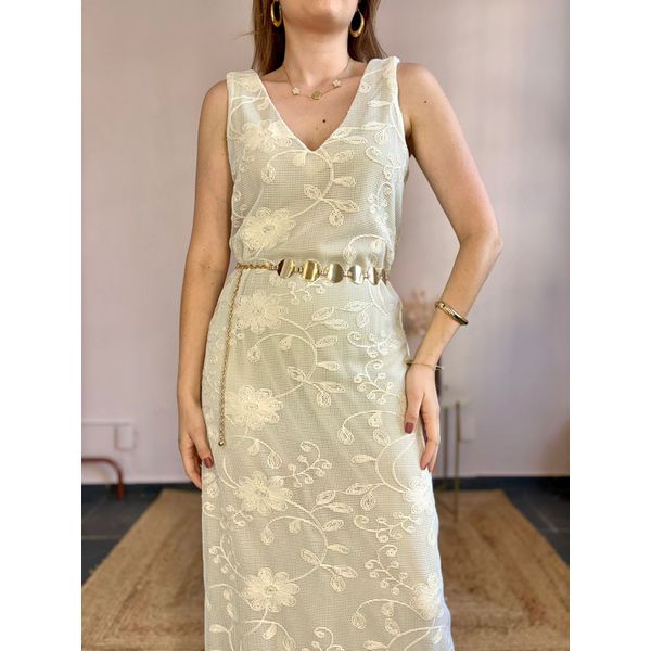 Cinto Corrente Bolas - Dourado