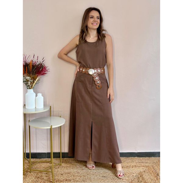 Saia Melissa - Marrom