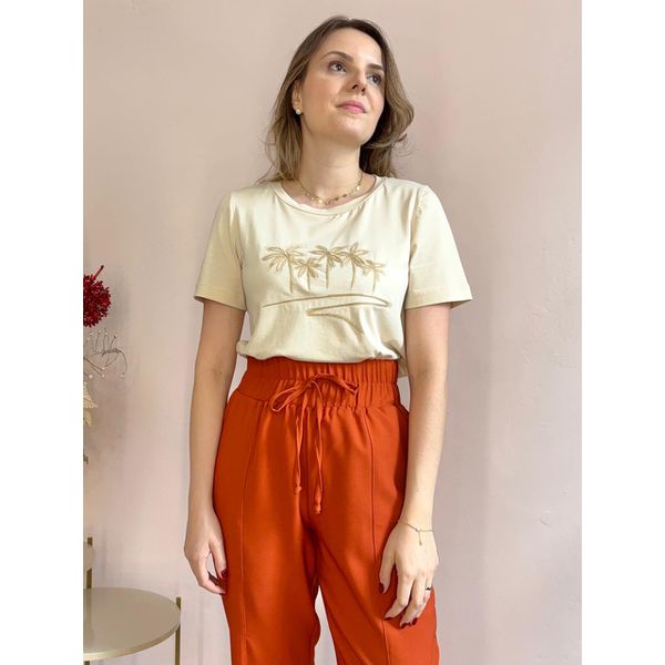 Tshirt Coqueiros Algodão Egipcio