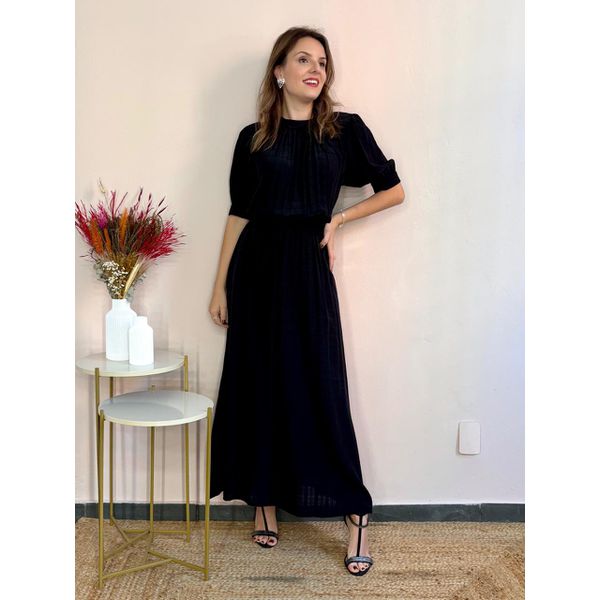 Vestido Midi Tati - Preto