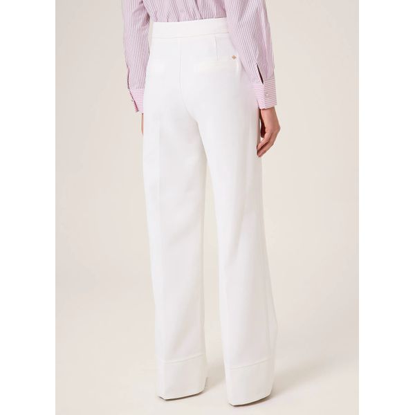 Calça Pantalona Crepe Dudalina Feminina