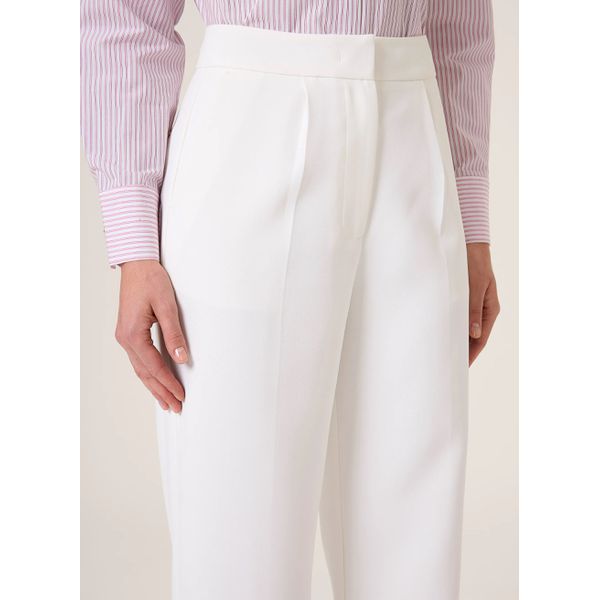 Calça Pantalona Crepe Dudalina Feminina