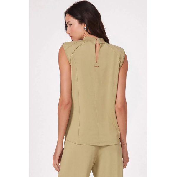 Blusa Muscle Em Molevisco Verde Claro