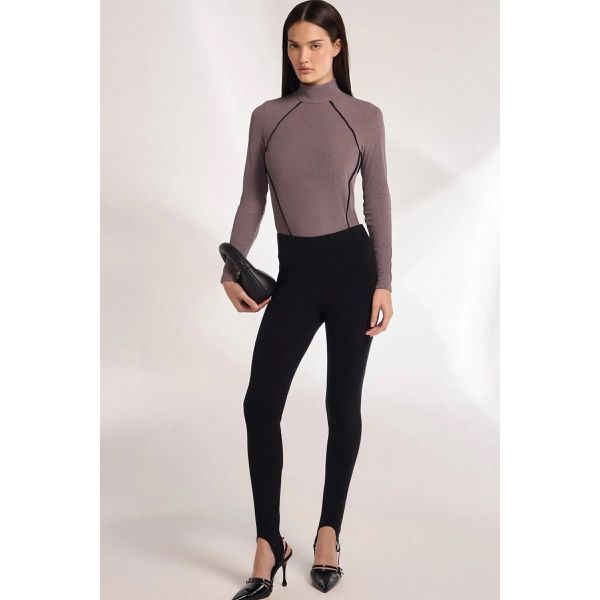 Legging Fusô em Malha Estruturada