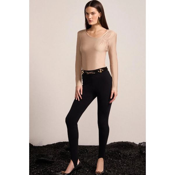Legging Fusô em Malha Estruturada