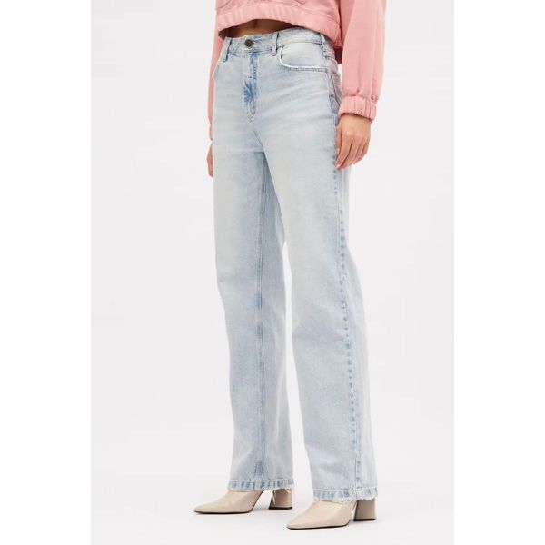 Calça Jeans Reta Slim Indigo
