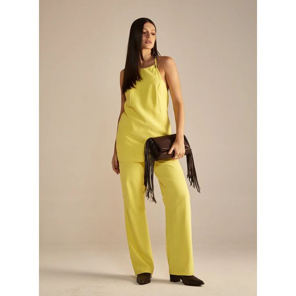Calça Sommer Viscose Amarelo