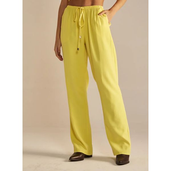 Calça Sommer Viscose Amarelo