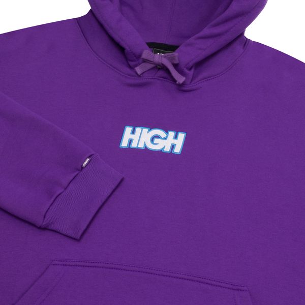 Hoodie High Logo Purple Blue DREAMS SKATESHOP