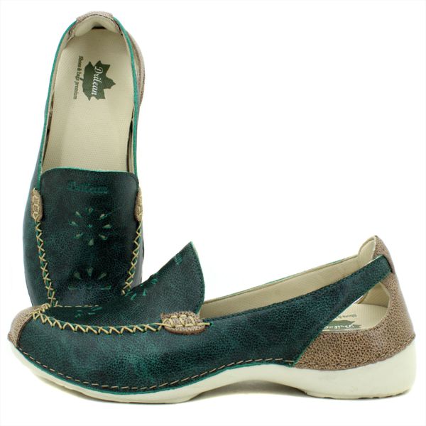 Mocassim Feminino em Couro Legítimo e Palmilha Gel... - Drilean