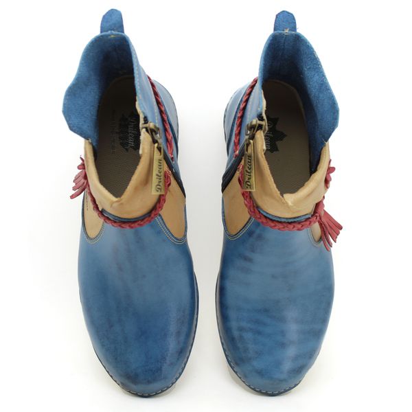 Bota Ortopédica para Joanete Esporão e Fascite - Azul/Caramelo (AL 002)