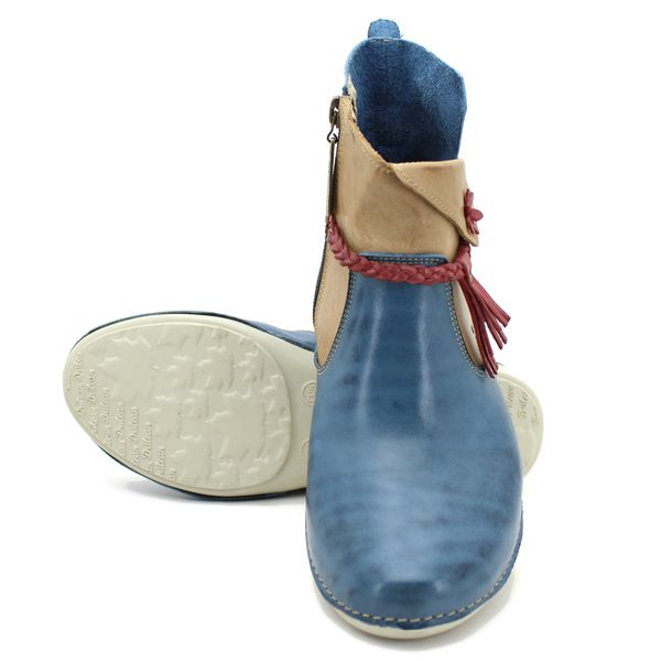 Bota Ortopédica para Joanete Esporão e Fascite - Azul/Caramelo (AL 002)