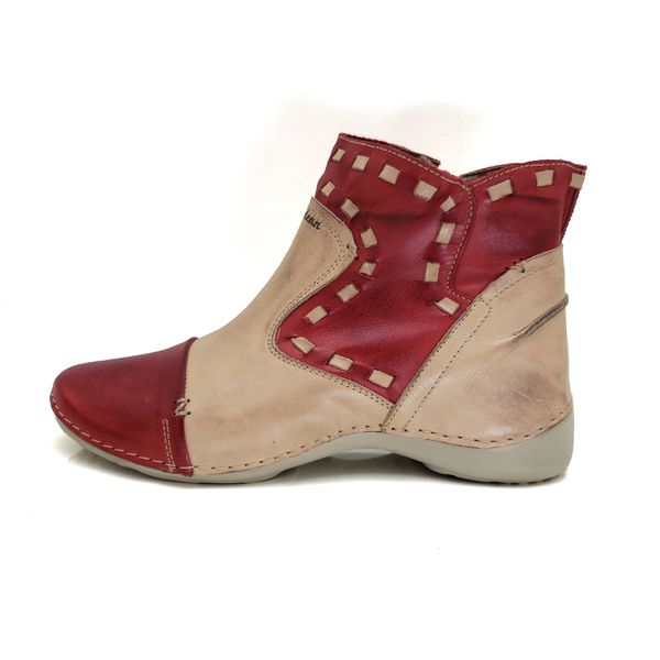 Bota Feminina Ortopédica em Couro Legítimo - Verme... - Drilean